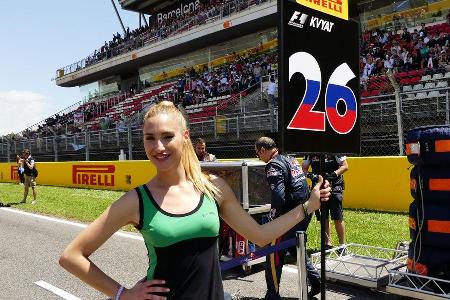 Grid Girls - GP Spanien 2016 - Barcelona