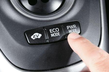 Toyota Auris Hybrid, Fahrprogramme