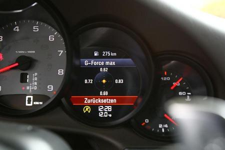Porsche 911 Carrera S, Rundinstrumente