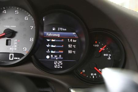 Porsche 911 Carrera S, Rundinstrumente