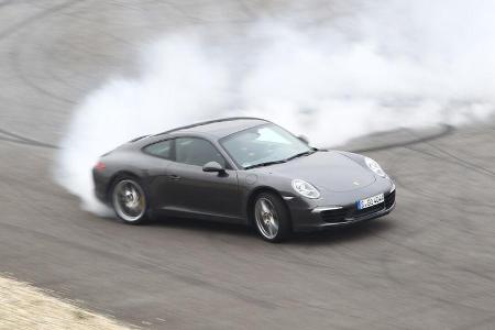 Porsche 911 Carrera S, Bremsen, Burn-out