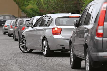 BMW 120d Sport Line, Einparken