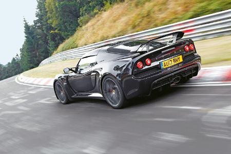 Lotus Exige S, Heckansicht