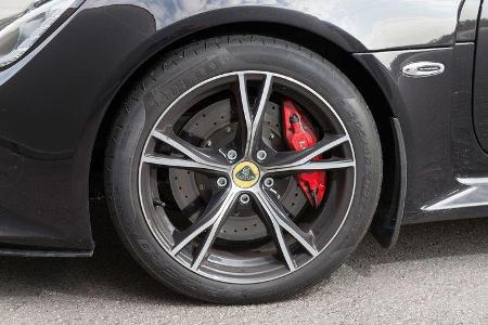 Lotus Exige S, Rad, Felge, Bremser