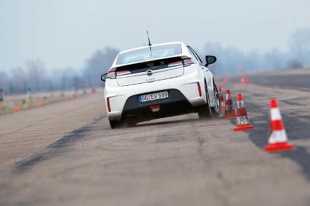 Opel Ampera, Heck, Slalom