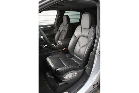Porsche Cayenne S, Vordersitz