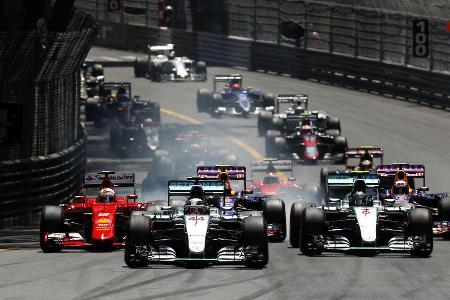 Start - Formel 1 - GP Monaco - Sonntag - 24. Mai 2015