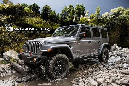 Jeep Wrangler JL 2018 Rendering & Erlkönig