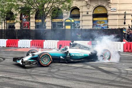 Valtteri Bottas - Mercedes - Budapest Showrun - 2017
