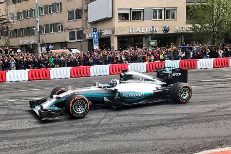Valtteri Bottas - Mercedes - Budapest Showrun - 2017