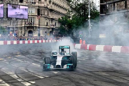 Valtteri Bottas - Mercedes - Budapest Showrun - 2017