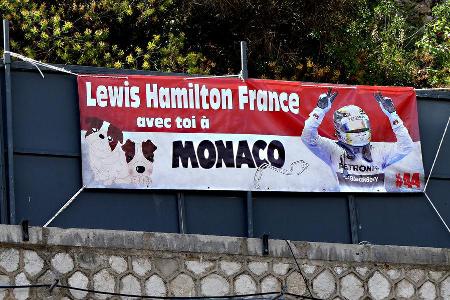 Hamilton-Fans - Formel 1 - GP Monaco - 25. Mai 2016