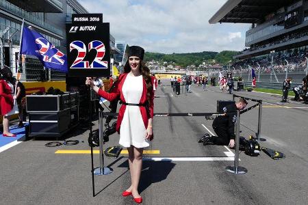 Grid Girls - GP Russland 2016 - Sochi
