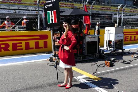 Grid Girls - GP Russland 2016 - Sochi