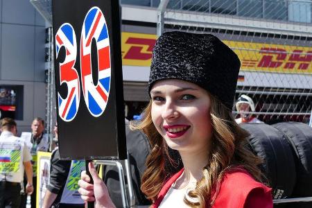 Grid Girls - GP Russland 2016 - Sochi