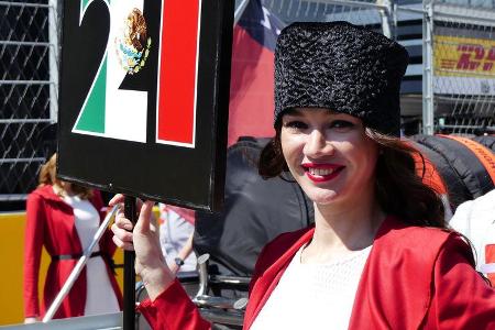 Grid Girls - GP Russland 2016 - Sochi