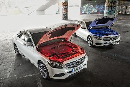 Mercedes C 220 d, Mercedes 250 d, Motorenvergleich, Motorvarianten