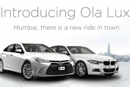 Ola heißt das Uber Indiens. Auch hier dreht sich alles um die Vermittlung von privaten Fahrdiensten. Mal an Bord von zertifi...