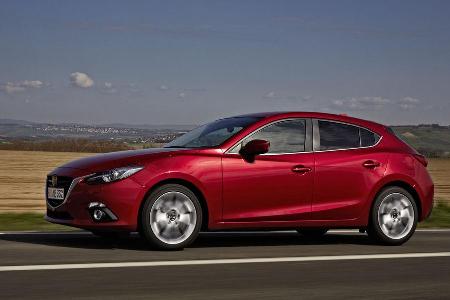 Mazda 3 Fahrt Seite