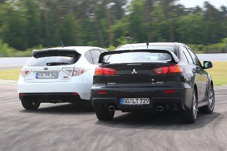 In Hockenheim zollen beide Allradler ihrem gestiegenen Gewicht Tribut.
