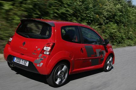 Renault gibt des Verbrauch des sportlichen Twingo mit sieben Liter pro 100 Kilometer an.