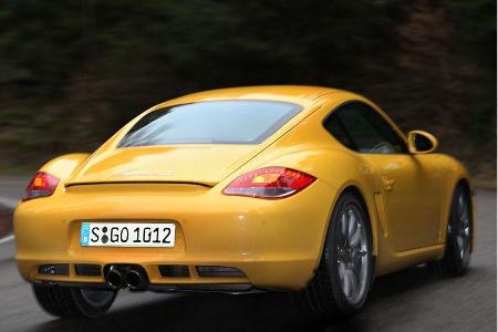 Die breiter gewordene hintere Spur steht dem neuen Cayman S gut zu Gesicht.