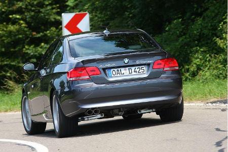 Den Kleinen Kurs in Hockenheim umrundet der Alpina zwei Sekunden schneller als der kaum schwächere 123d.