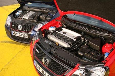 Der Zweiliter-Turbo im Golf steht erst am Beginn seiner Karriere. Der 1,8-Liter-Turbo im Polo ist der wahrscheinlich meistge...