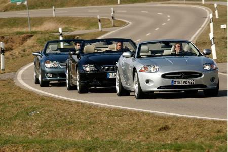 BMW 650i Cabrio - Jaguar XK 4.2 V8 Cabrio - Mercedes SL 500 01 BMW 650i Cabrio - Jaguar XK 4.2 V8 Cabrio - Mercedes SL 500 01
