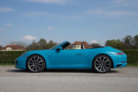 Porsche 911 Carrera Cabriolet, Seitenansicht