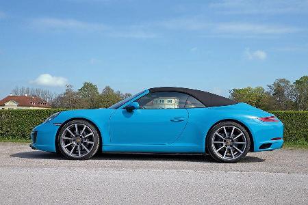 Porsche 911 Carrera Cabriolet, Seitenansicht
