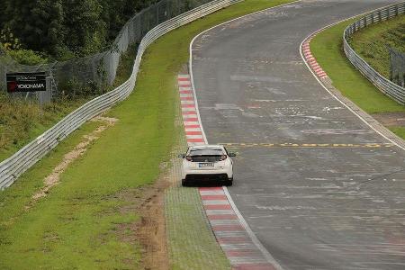 Honda Civic Type R, Heckansicht, Nrburgring