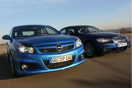 BMW 330i - Opel Vectra OPC 01