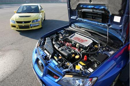 Mitsubishi Lancer Evo IX - Subaru Impreza WRX STi 02