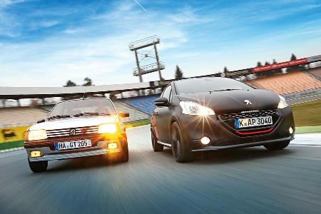 Peugeot 205 GTi und 208 Gti, Impression Peugeot 205 GTi und 208 Gti, Impression