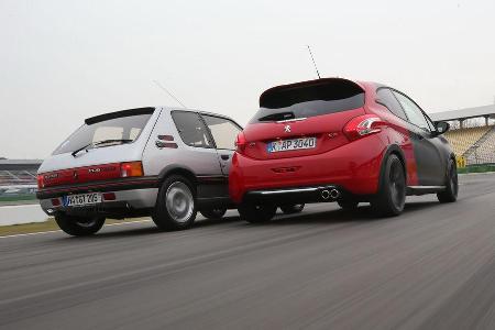 Peugeot 205 GTi und 208 Gti, Impression
