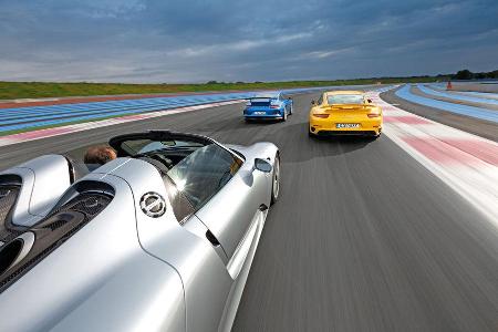 Porsche 911 GT3, Porsche 918 Spyder, Porsche 911 GT3, Le Castellet
