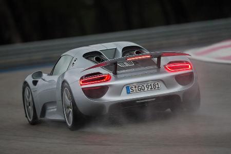 Porsche 918 Spyder, Heckansicht