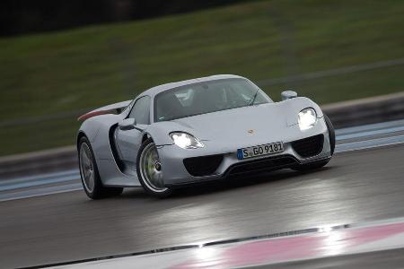 Porsche 918 Spyder, Driften