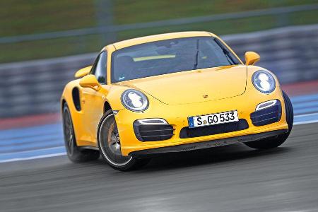 Porsche 911 Turbo S, Driften, Frontansicht