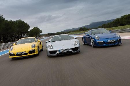 Porsche 911 GT3, Porsche 918 Spyder, Porsche 911 GT3, Le Castellet