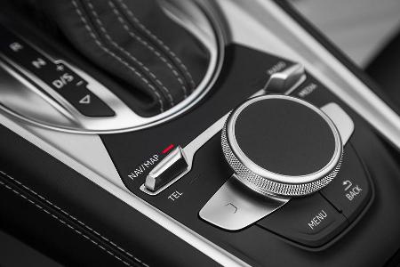 Audi TTS Roadster, Mittelkonsole