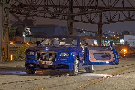 Rolls-Royce Wraith, Frontansicht, Seitentr