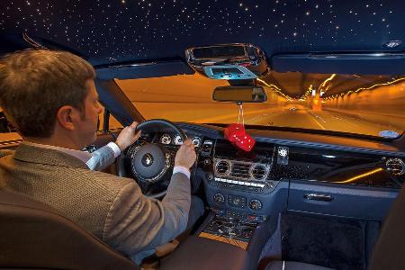 Rolls-Royce Wraith, Cockpit, Fahrersicht