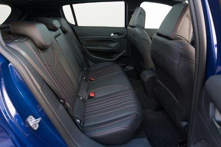 Peugeot 308 GT, ams Fahrbericht, Rücksitze