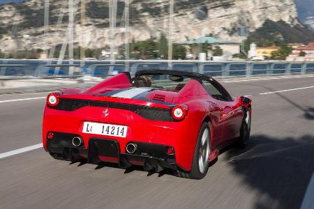 Ferrai 458 Speciale A, Heckansicht