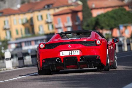 Ferrai 458 Speciale A, Heckansicht