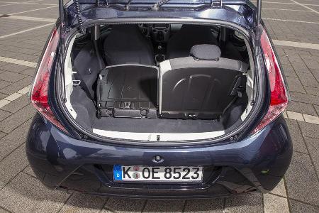 asv 2014, Toyota Aygo, Fahrbericht, Kofferraum