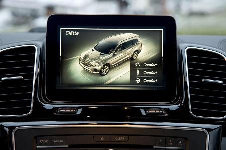Mercedes GLS, Fahrbericht, Boardcomputer
