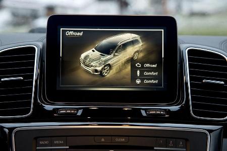 Mercedes GLS, Fahrbericht, Boardcomputer